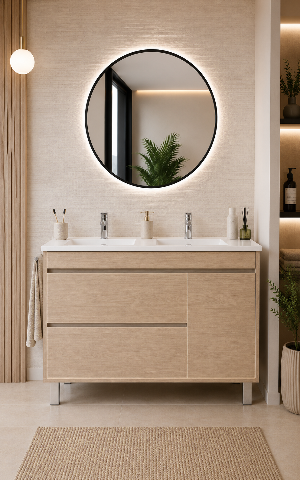 Badezimmermöbel CAPRERA mit Waschbecken
