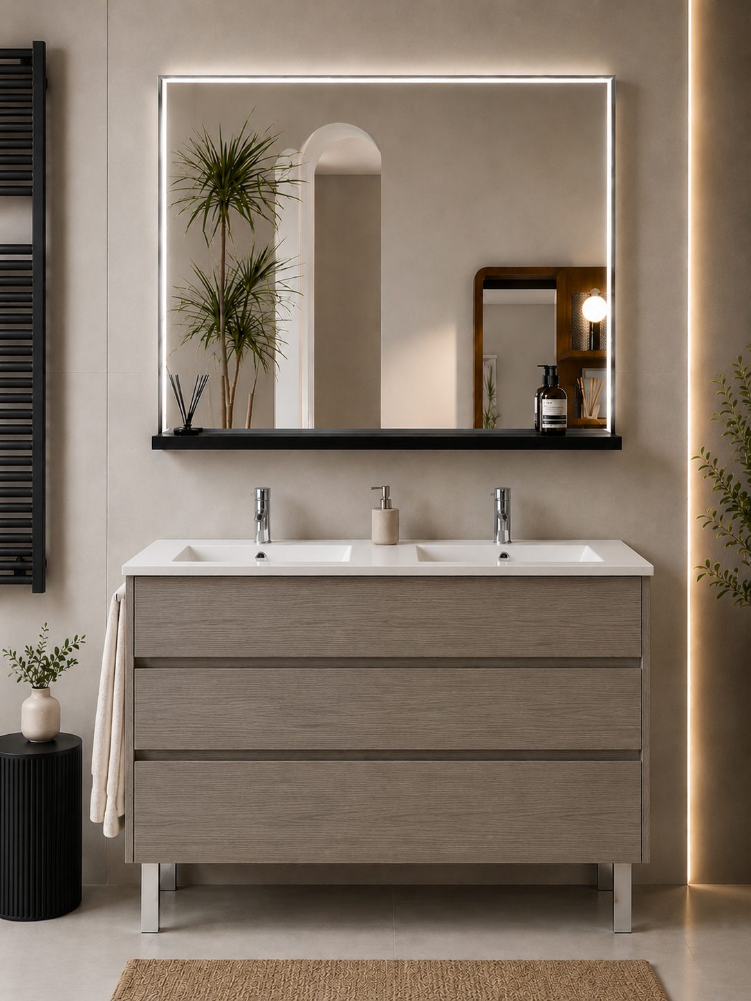 Badezimmermöbel IMPERIA mit Waschbecken