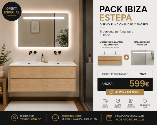 Badezimmermöbel IBIZA mit Waschbecken