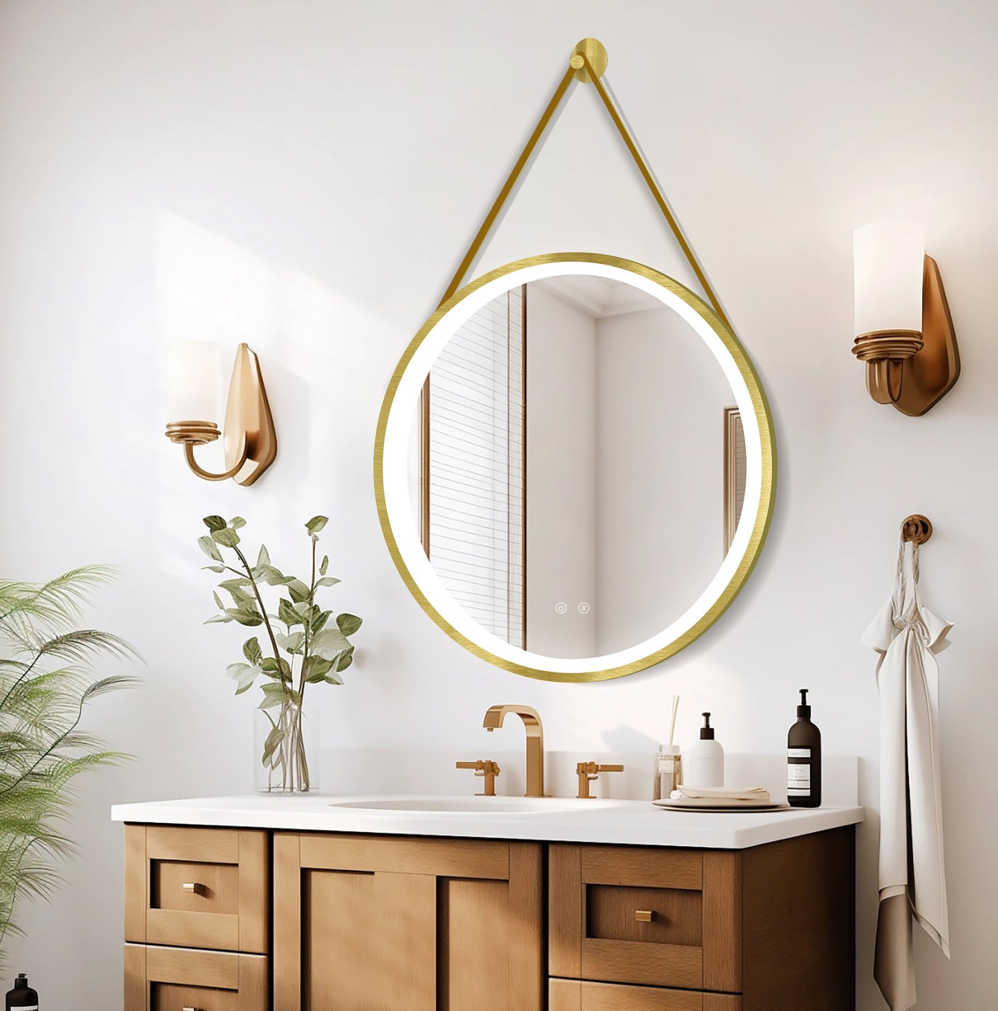 Olympus Gold LED-Spiegel