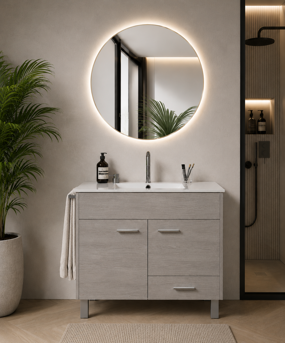 Badezimmermöbel SAMOS mit Waschbecken